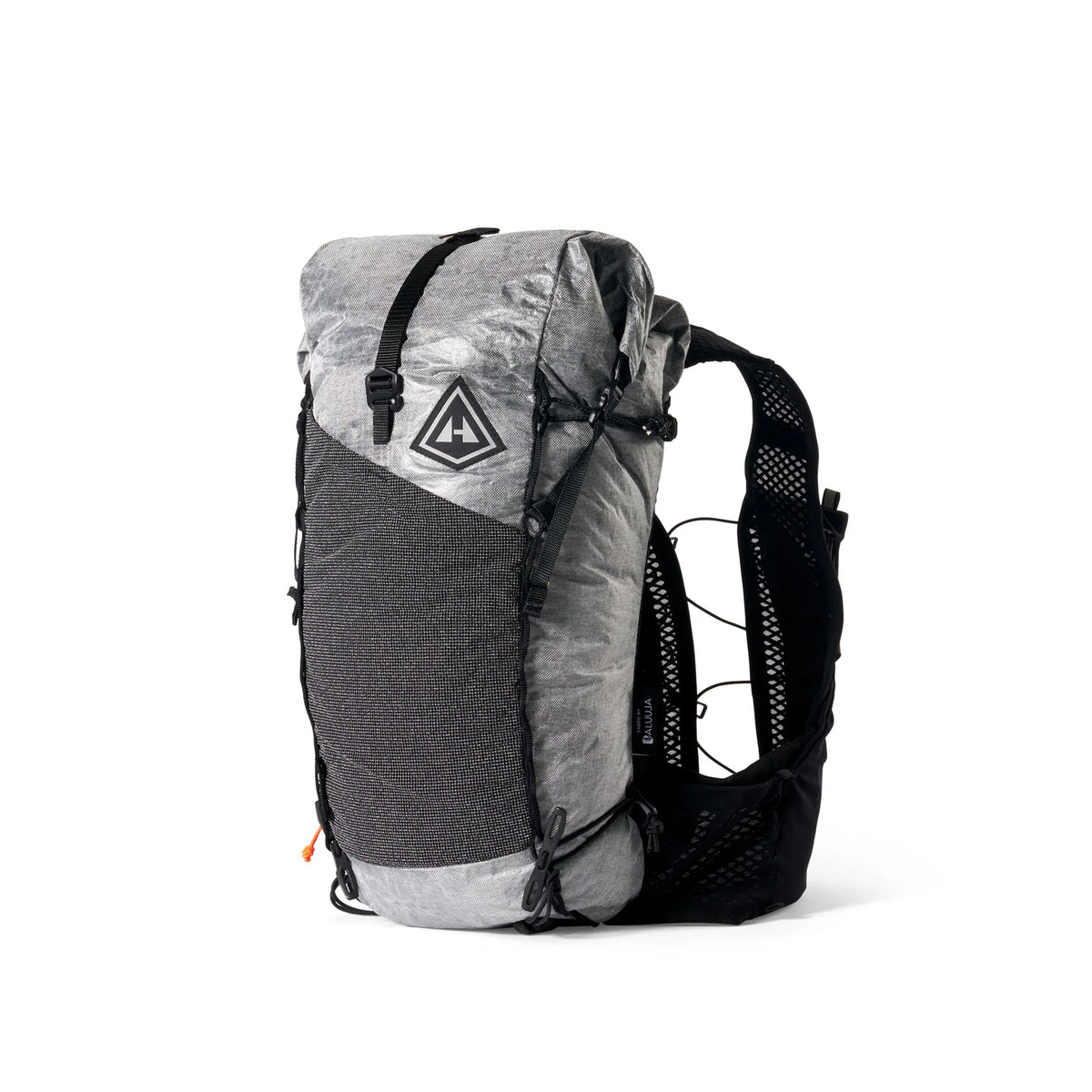 Gray and black backpack with a visible brand logo on a white background - Hyperlite Mountain Gear Pemi 15 Backpack