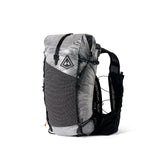 Gray and black backpack with a visible brand logo on a white background - Hyperlite Mountain Gear Pemi 15 Backpack