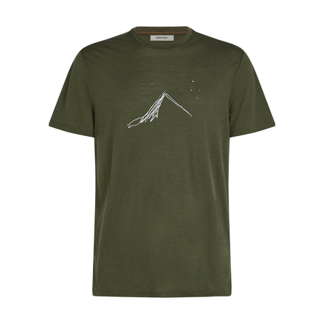 Icebreaker Tech Lite III SS Tee (Men's) - Southern Constellation - Loden - Find Your Feet Australia Hobart Launceston Tasmania