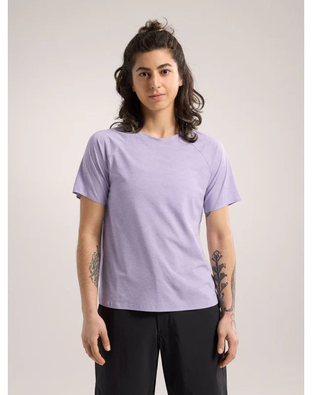 Arcteryx Silene Crew SS (Women's) - Velocity Heather - Find Your Feet Australia Hobart Launceston Tasmania