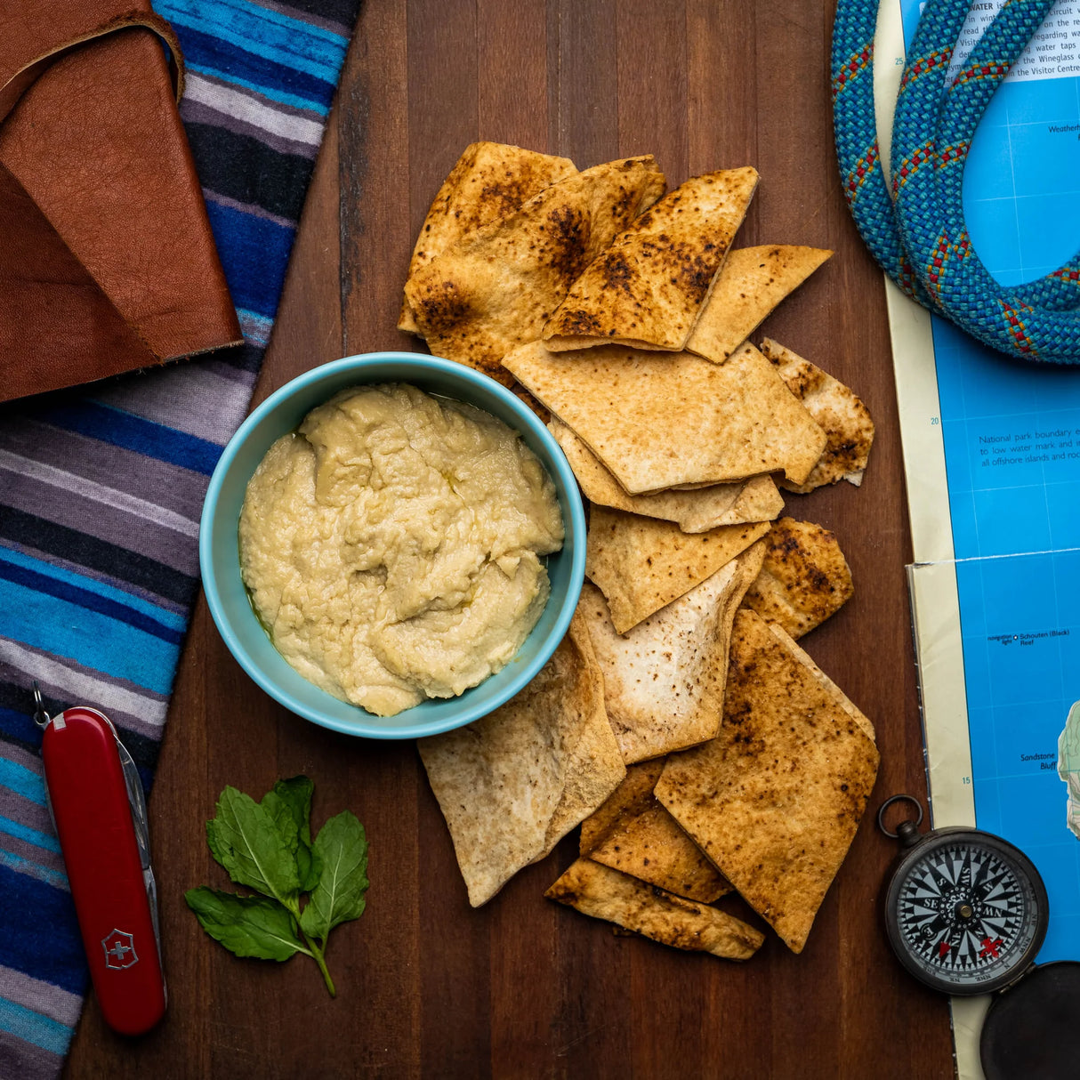 Campers Pantry Snacks and Dips - Hummus Dip (100g) - Hummus Dip (200g) - Find Your Feet Australia Hobart Launceston Tasmania