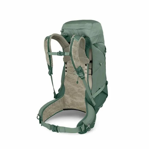 Green hiking backpack with a white background - Osprey Stratos 36 Backpack (Men's) - Pine Leaf Green