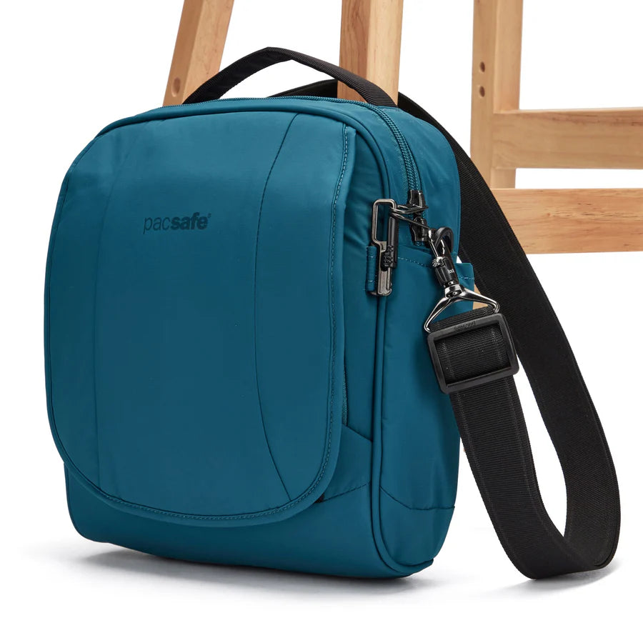 Pacsafe Metrosafe LS200 Crossbody - Tidal Teal - Find Your Feet Australia Hobart Launceston Tasmania