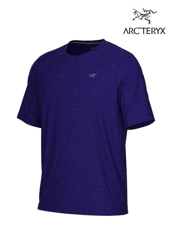 Arc'teryx Cormac Crew Neck Shirt Shortsleeve (Men's) - Soulsonic Heather - Find Your Feet Australia Hobart Launceston Tasmania