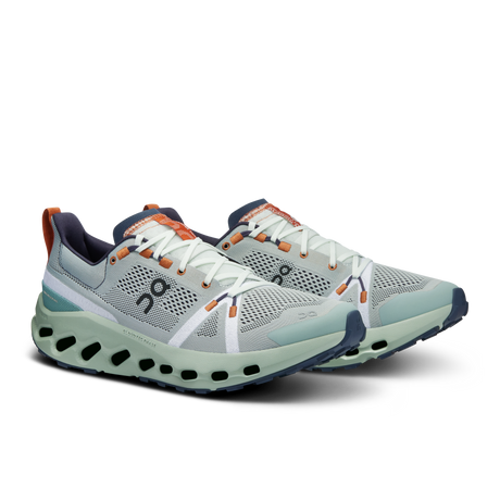 On Cloudsurfer Trail Shoe (Men's) - Aloe/Mineral - Find Your Feet Australia Hobart Launceston Tasmania 