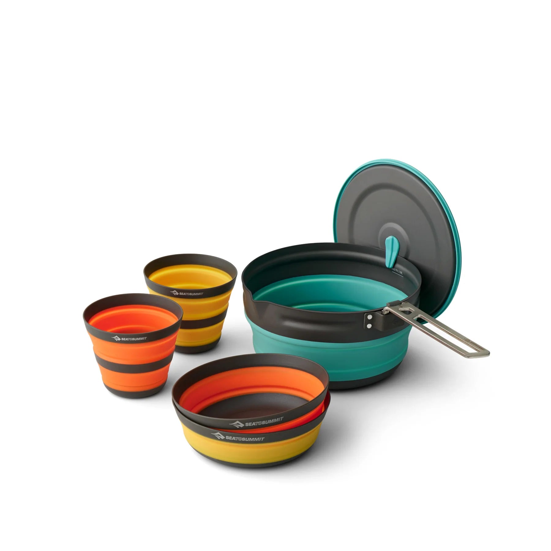 Sea To Summit Frontier UL Collapsible One Pot Cook Set 2.2L (5 Piece)' - Find Your Feet Australia Hobart Launceston Tasmania