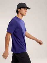 Arc'teryx Cormac Crew Neck Shirt Shortsleeve (Men's) - Soulsonic Heather - Find Your Feet Australia Hobart Launceston Tasmania