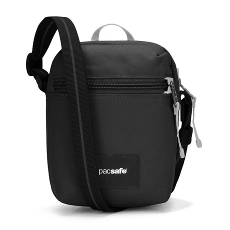 Pacsafe Go Micro Crossbody - Jet Black - Find Your Feet Australia Hobart Launceston Tasmania