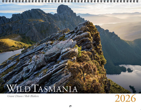 Wild Tasmania 2026 Large Calendar - Grant Dixon/Rob Blakers - Find Your Feet Australia Hobart Launceston Tasmania