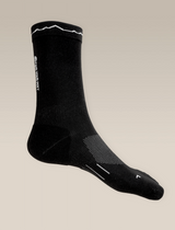Find Your Feet Crew Trail Running Socks (Unisex) - Black - Find Your Feet Australia Hobart Launceston Tasmania
