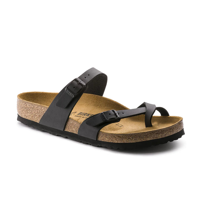 Birkenstock Mayari Birko-Flor Regular (Women's) - Black - Find Your Feet Australia Hobart Launceston Tasmania