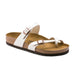 Birkenstock Mayari Birko-Flor - Regular (Women's) - Graceful Pearl White - Find Your Feet Australia Hobart Launceston Tasmania