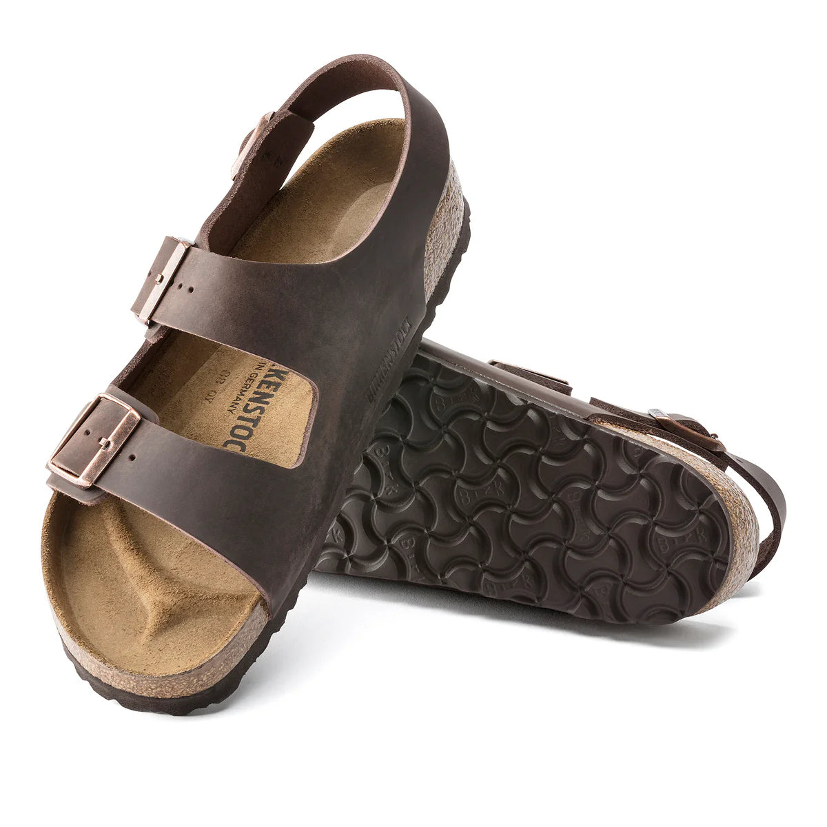 Birkenstock Milano Oiled Leather Regular - Habana - Find Your Feet Australia Hobart Launceston Tasmania
