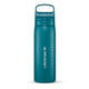 LifeStraw Go 2.0 Stainless Steel Water Filter Bottle 500ml - Laguna Teal - Blue