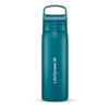 LifeStraw Go 2.0 Stainless Steel Water Filter Bottle 700ml - Laguna Teal - Blue
