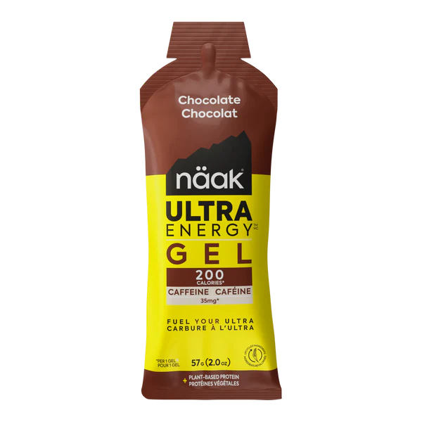 Näak Ultra Energy Gels (57g) - Chocolate (35mg Caffeine) - Find Your Feet Australia Hobart Launceston Tasmania