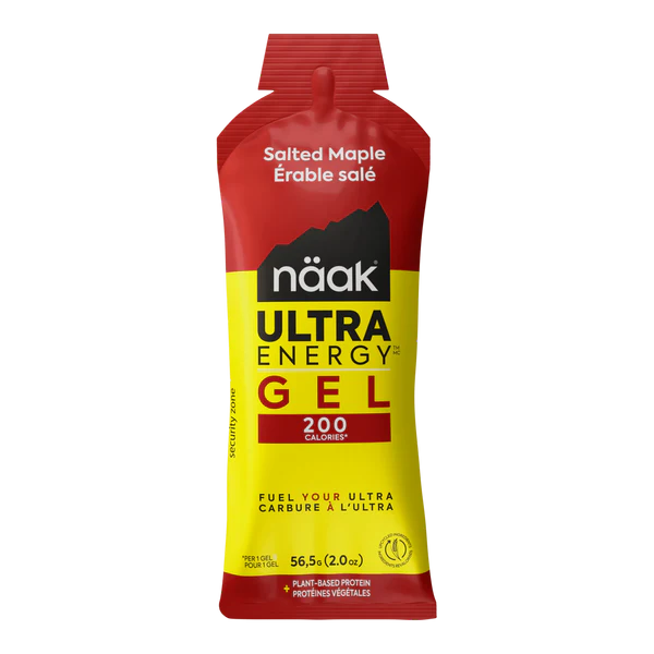 Näak Ultra Energy Gels (57g) - Salted Maple - Find Your Feet Australia Hobart Launceston Tasmania