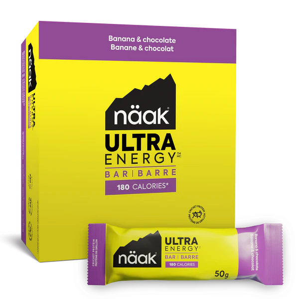 Näak Ultra Energy Bars - Banana & Chocolate - Find Your Feet Australia Hobart Launceston Tasmania