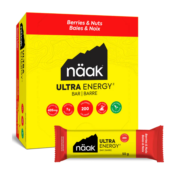 Näak Ultra Energy Bars - Berries & Nuts - Find Your Feet Australia Hobart Launceston Tasmania