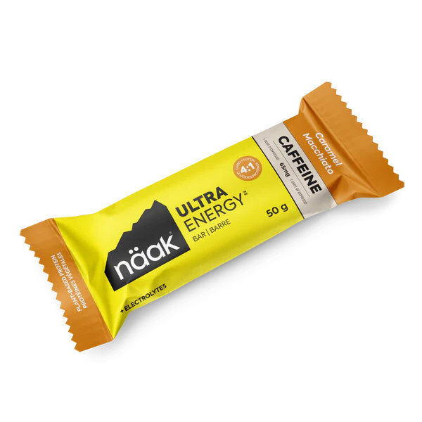 Näak Ultra Energy Bars - Caramel Macchiato (65mg Caf) - Find Your Feet Australia Hobart Launceston Tasmania