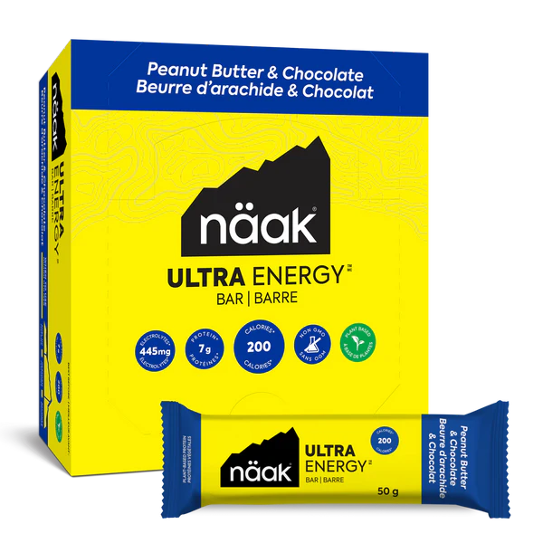 Näak Ultra Energy Bars - Peanut Butter & Chocolate - Find Your Feet Australia Hobart Launceston Tasmania