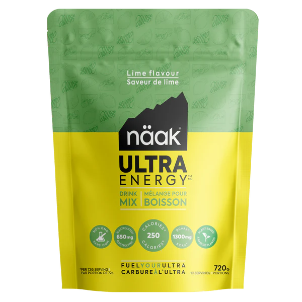Näak Ultra Energy Drink Mix (720g) - Lime - Find Your Feet Australia Hobart Launceston Tasmania