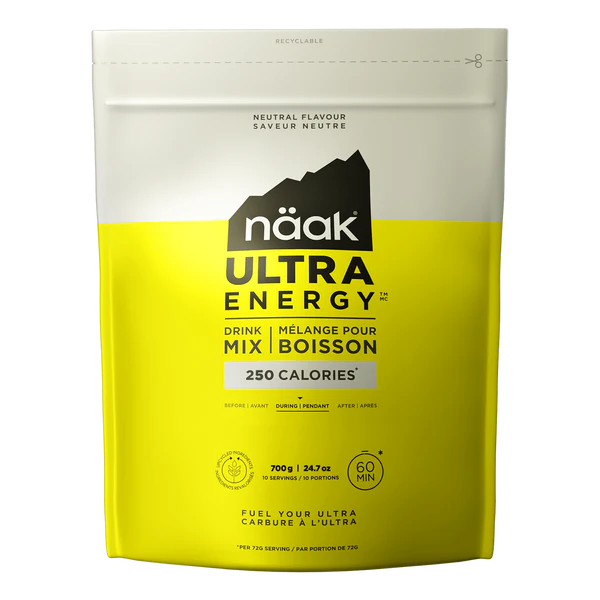 Näak Ultra Energy Drink Mix (720g) - Neutral - Find Your Feet Australia Hobart Launceston Tasmania