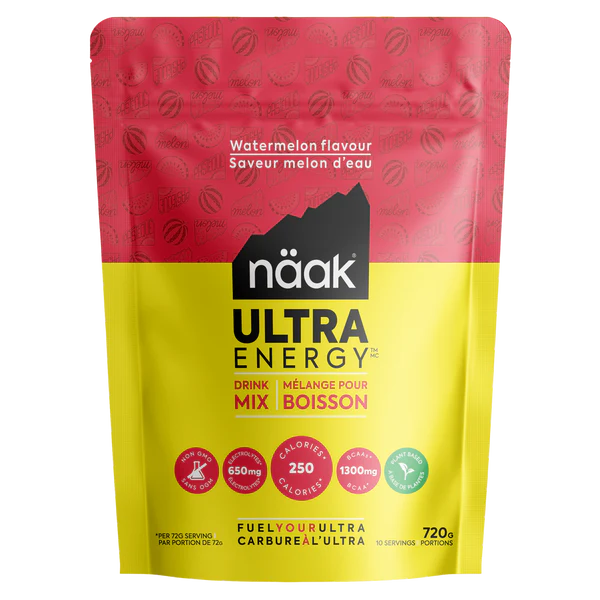 Näak Ultra Energy Drink Mix (720g) - Watermelon - Find Your Feet Australia Hobart Launceston Tasmania
