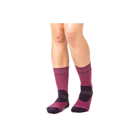 Bridgedale Hike Midweight Performance Socks (Women's) - Berry/Plum - Find Your Feet Australia Hobart Launceston Tasmania