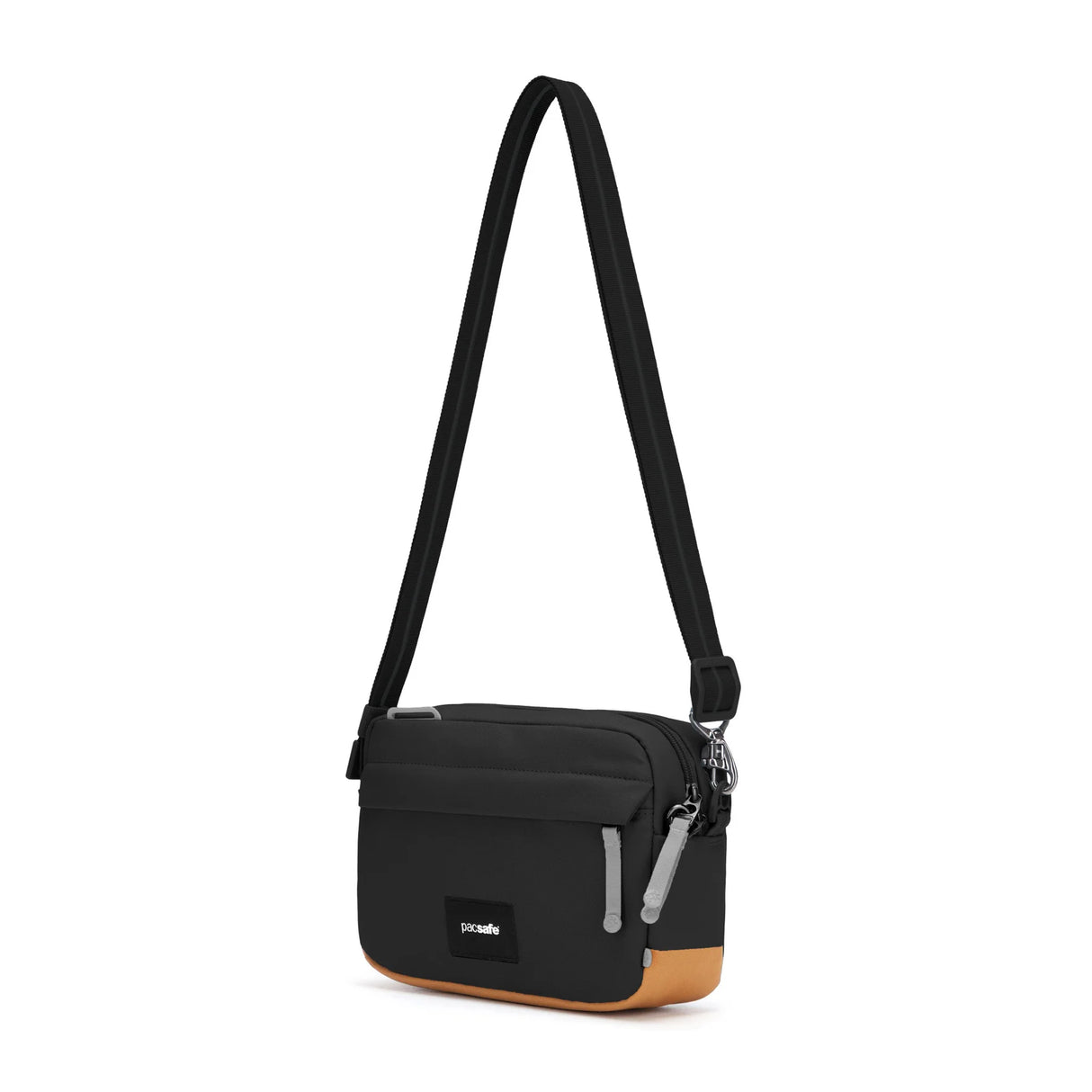 Pacsafe Go Crossbody - Jet Black - Find Your Feet Australia Hobart Launceston Tasmania
