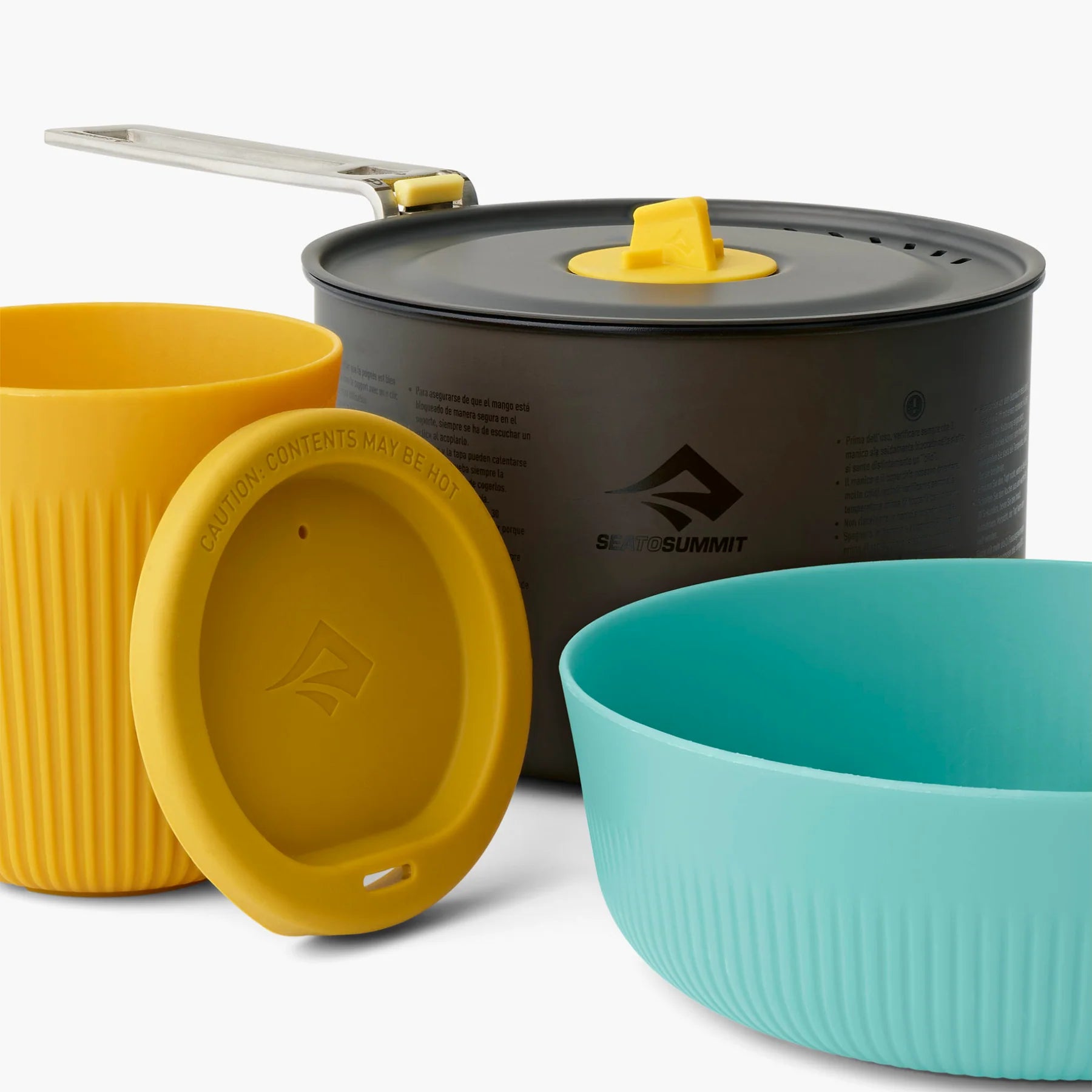 Sea To Summit Frontier UL Collapsible One Pot Cook Set (3 Piece) - Find Your Feet Australia Hobart Launceston Tasmania