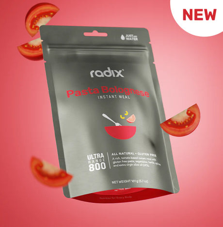 Radix Nutrition Main Meals v9 Plant Based - Ultra Range 800 - Pasta Bolognese - Find Your Feet Australia Hobart Launceston Tasmania