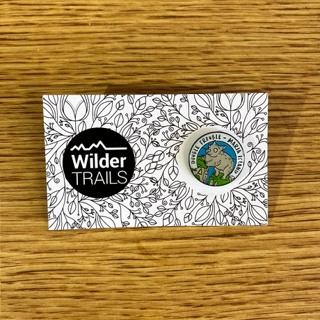 Wilder Trails Pins - Double Trouble - Maria Island - Find Your Feet Australia Hobart Launceston Tasmania