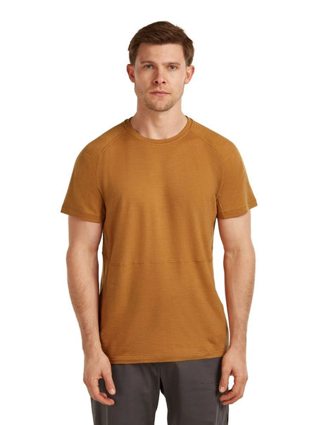 Icebreaker Merino 200 Waffle Elevation Short Sleeve T-Shirt (Men's) - Trail