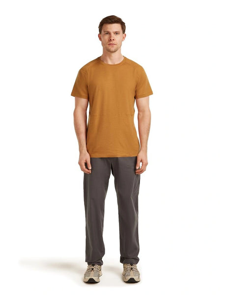Icebreaker Merino 200 Waffle Elevation Short Sleeve T-Shirt (Men's) - Trail