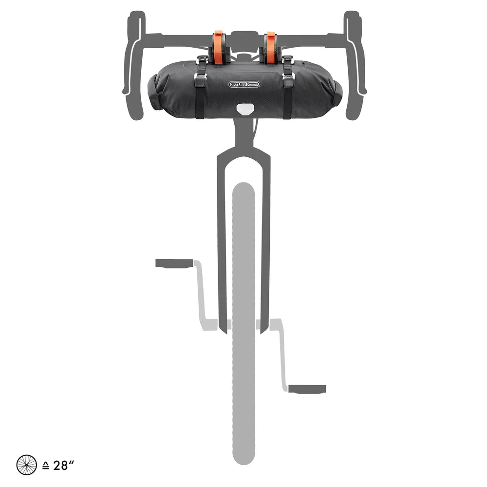 Ortlieb Handlebar Pack - Black Matt - 9L - Find Your Feet Australia Hobart Launceston Tasmania
