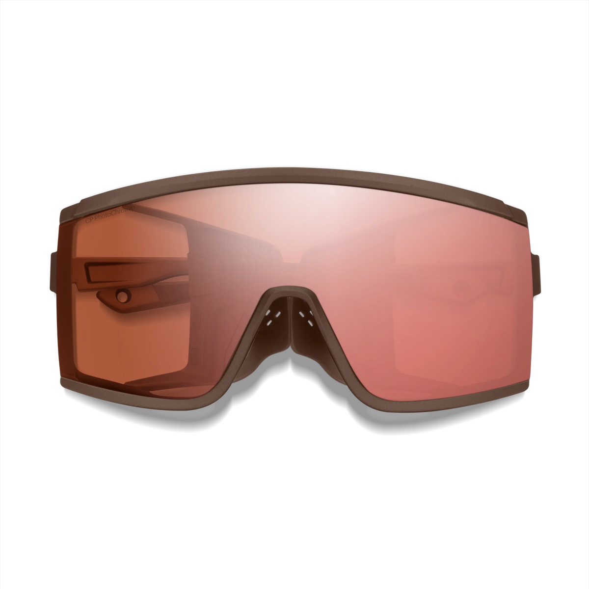  - Smith Pursuit Sunglasses - Matte Gold Dust | ChromaPop Glacier Photochromic Rose Gold Mirror