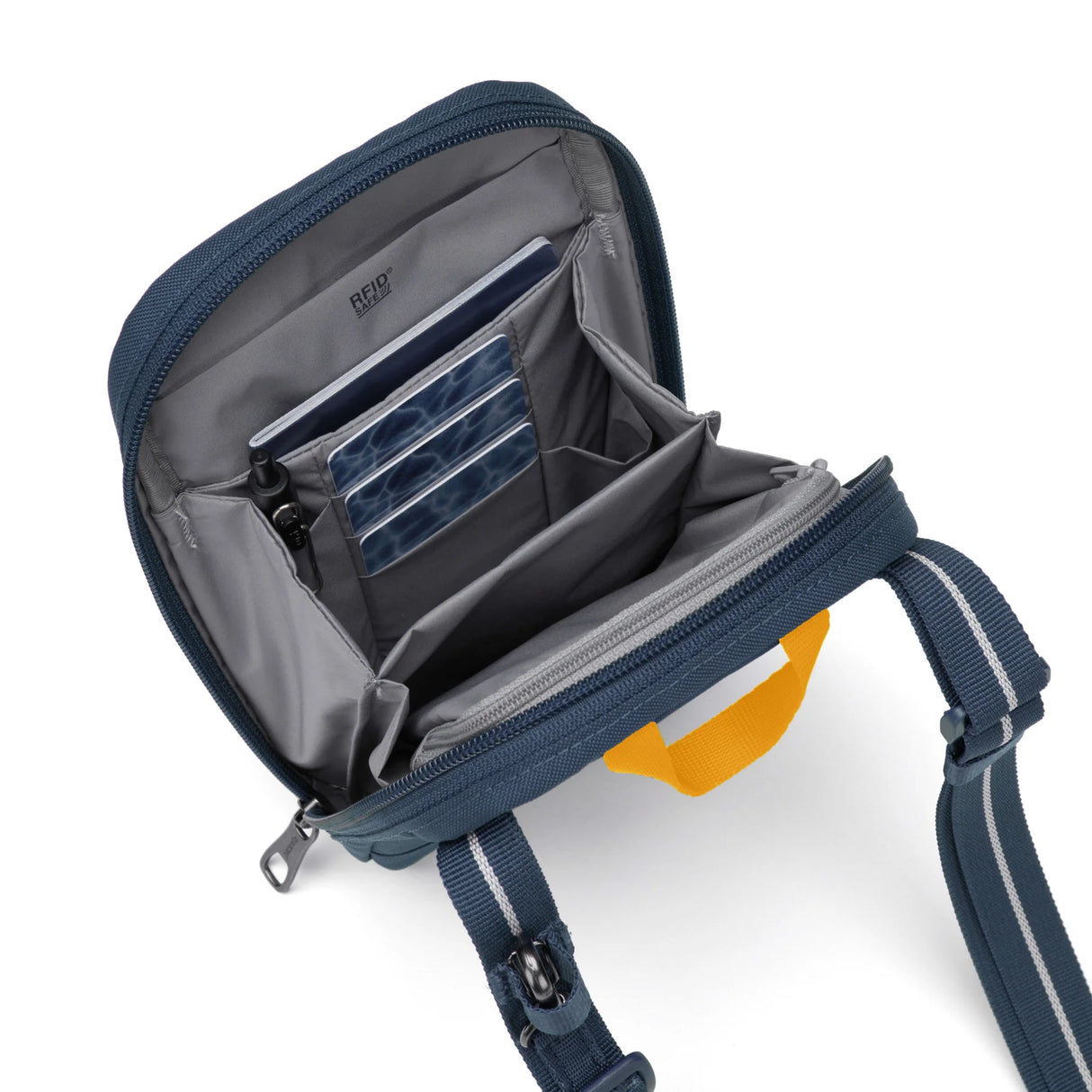 Pacsafe RFID Tech Crossbody - Coastal Blue