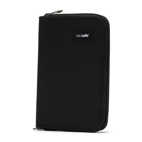 Pacsafe RFIDSafe Compact Travel Organiser - Jet Black - Find Your Feet Australia Hobart Launceston Tasmania