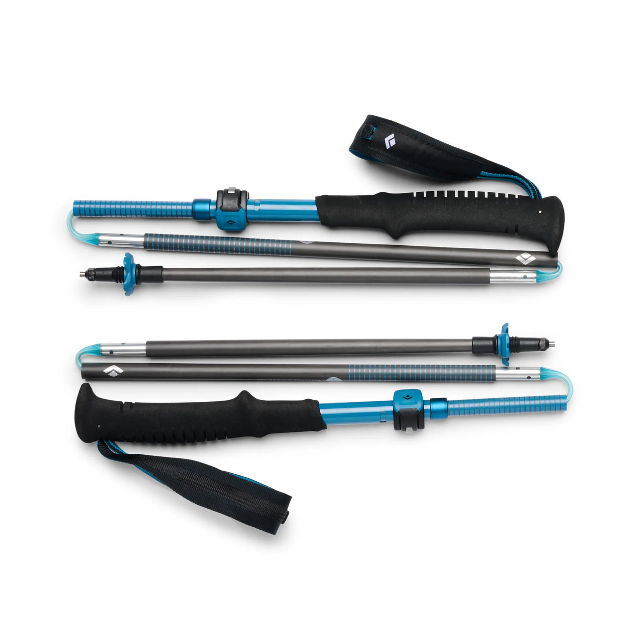 Black Diamond Distance Carbon FLZ Poles - 110cm (95-110cm) - 125cm (110-125cm) - 140cm (125-140cm) - Find Your Feet Australia Hobart Launceston Tasmania