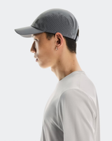 Person wearing a gray cap and light gray shirt on a white background - On Lightweight Cap - Rock