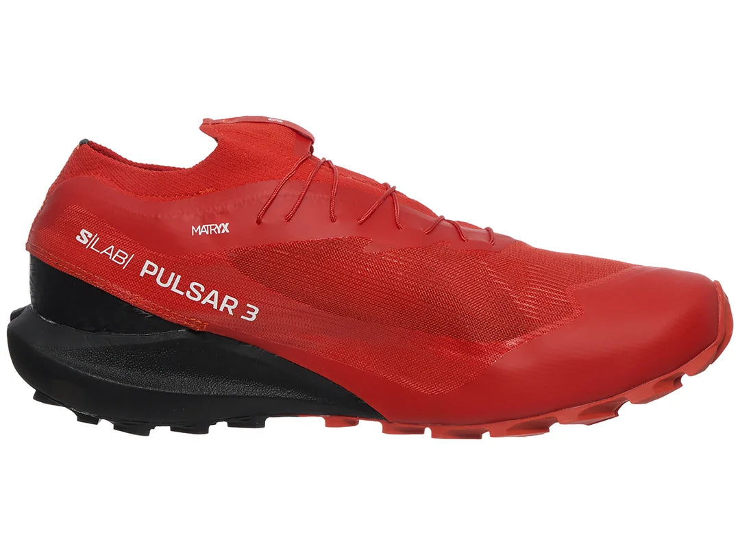 Salomon S/LAB Pulsar 3 Shoe (Unisex) - Fiery Red / Fiery Red / Black - Find Your Feet Australia Hobart Launceston Tasmania