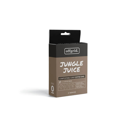 Off Grid Jungle Juice - Compostable Drip Coffee Bag (5 serves) - Find Your Feet Australia Hobart Launceston Tasmania