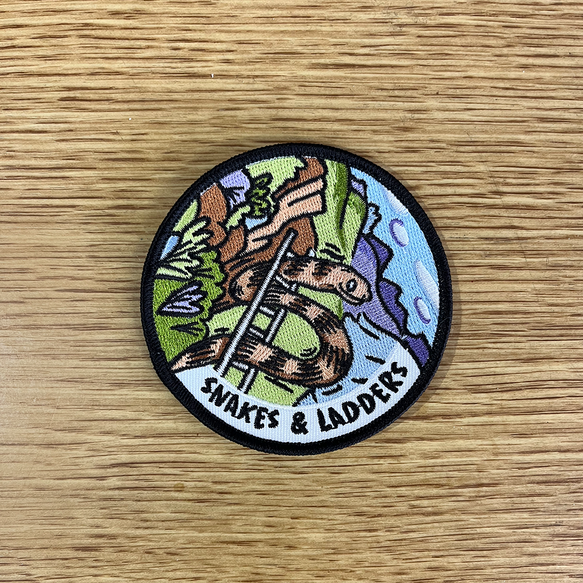 Wilder Trails Patches - Snakes & Ladders - Find Your Feet Australia Hobart Launceston Tasmania