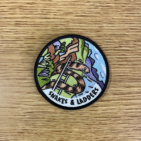 Wilder Trails Patches - Snakes & Ladders - Find Your Feet Australia Hobart Launceston Tasmania