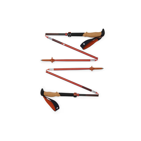 Black Diamond Pursuit FLZ Trekking Poles - Black/Octane - Find Your Feet Australia Hobart Launceston Tasmania