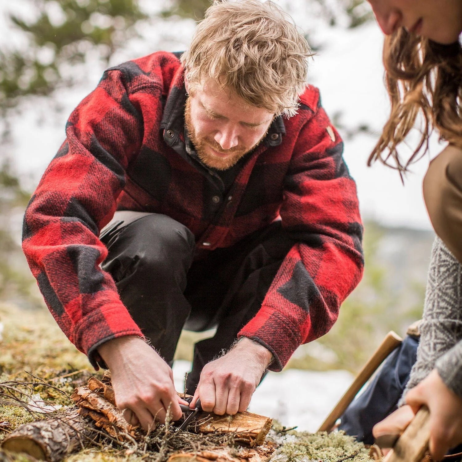 Fjallraven Canada Shirt (Men's) - Red - Find Your Feet Australia Hobart Launceston Tasmania