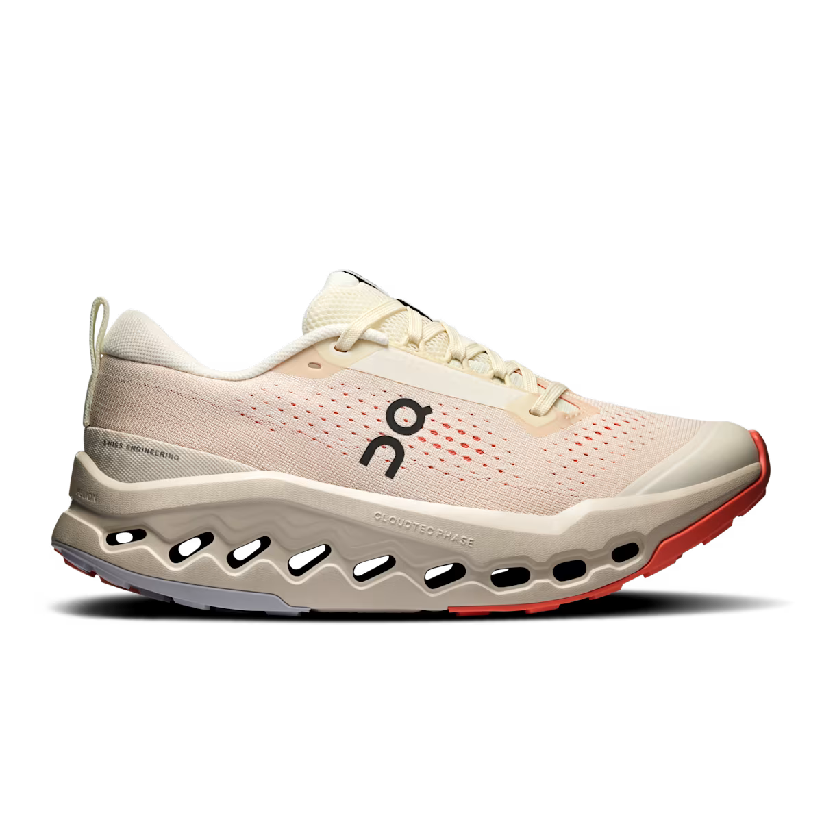 On Cloudsurfer Trail 2 (Women's) - Ivory/Salmon - Find Your Feet Australia Hobart Launceston Tasmania