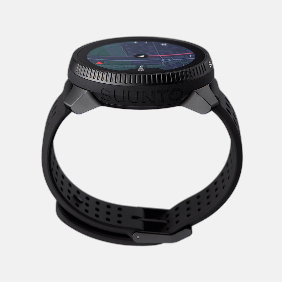 Suunto Race Watch - Stainless Steel - All Black - Find Your Feet Australia Hobart Launceston Tasmania