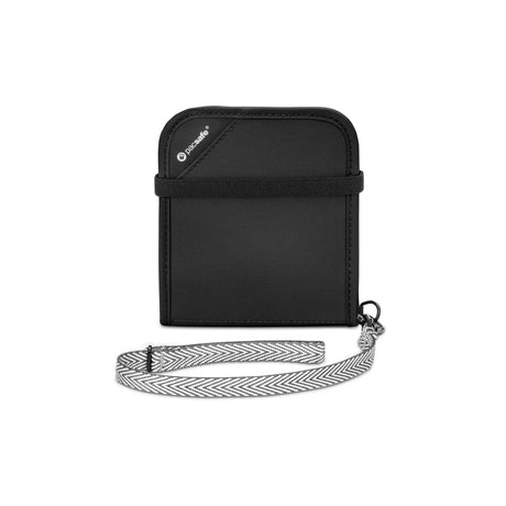 Pacsafe RFIDSafe V100 Bifold Wallet - Black - Find Your Feet Australia Hobart Launceston Tasmania